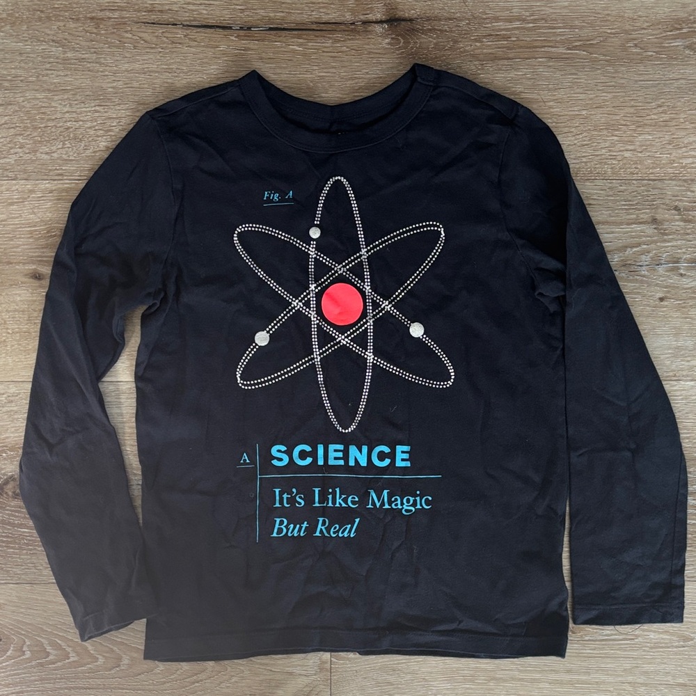 GAP Black Science Magic Long Sleeve Tee